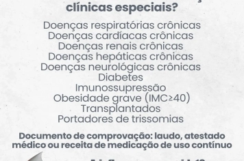 Município recebeu 270 doses de vacina contra Influenza nesta semana