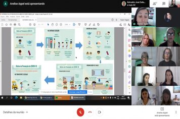 Professores e monitores participam de formação online
