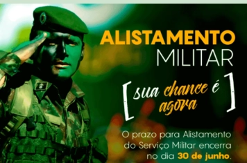 Prazo para alistamento militar segue aberto até 30 de junho