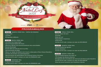 Natal Luz da Prefeitura Municipal e ACI