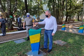 Ajuricaba recebe o fogo da Pátria e familiares de participantes da 2° Guerra Mundial são homenageados
