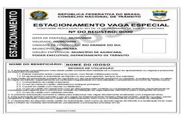 Aumenta prazo de validade de carteira de estacionamento para idosos