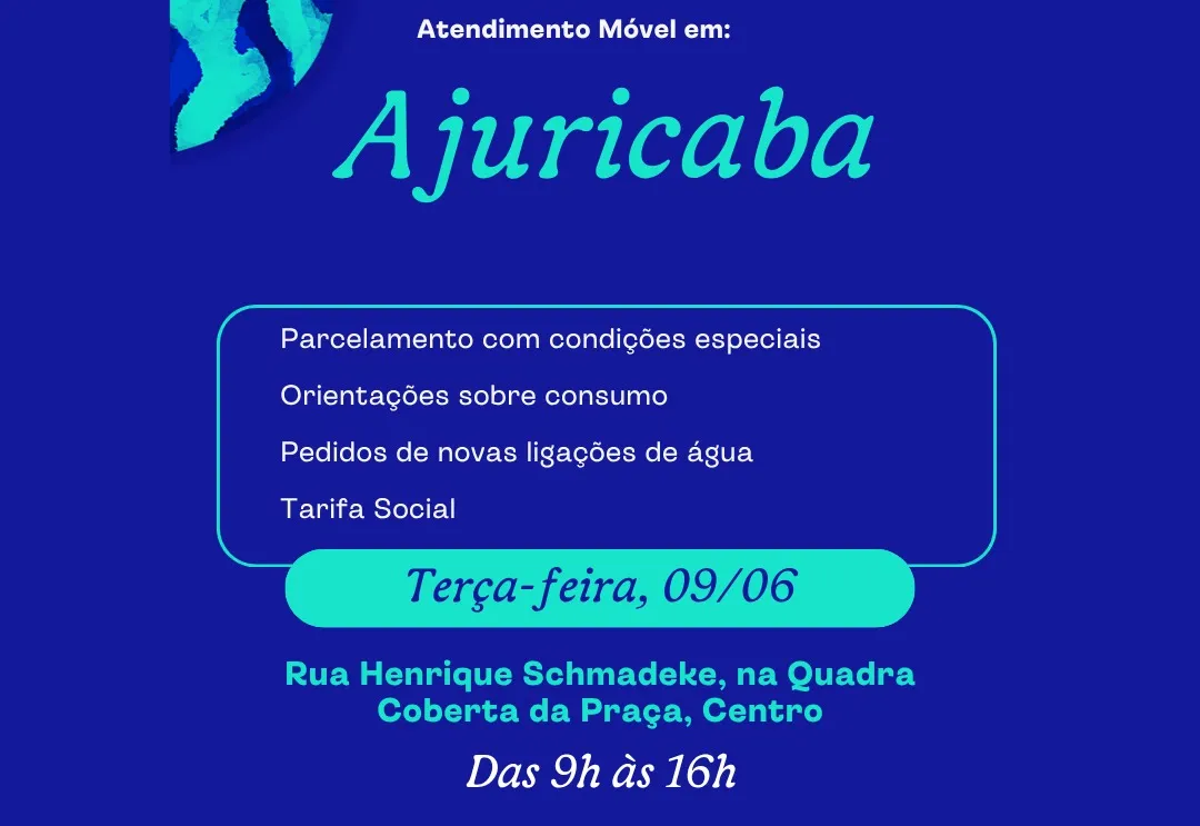 Data do atendimento da van da Corsan é alterada para o dia 9 de junho 