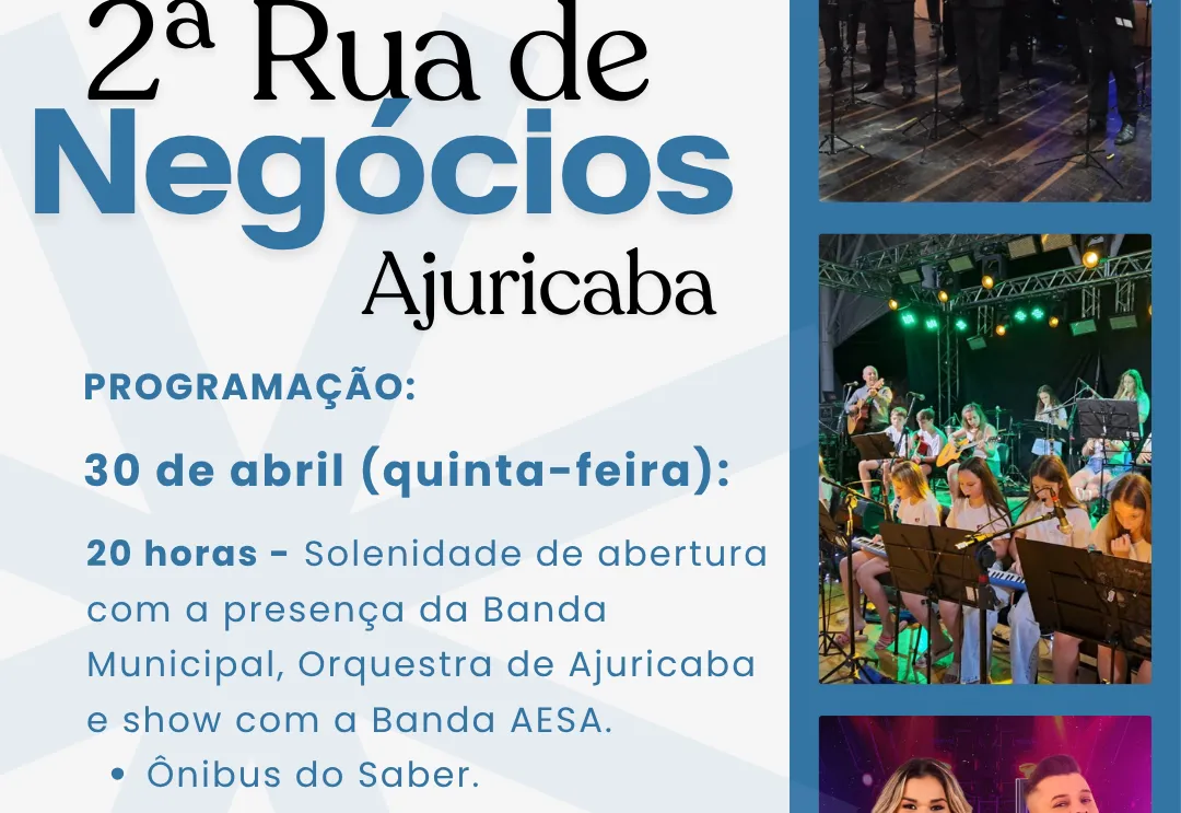 Preparativos para a 2ª Rua de Negócios seguem intensos 