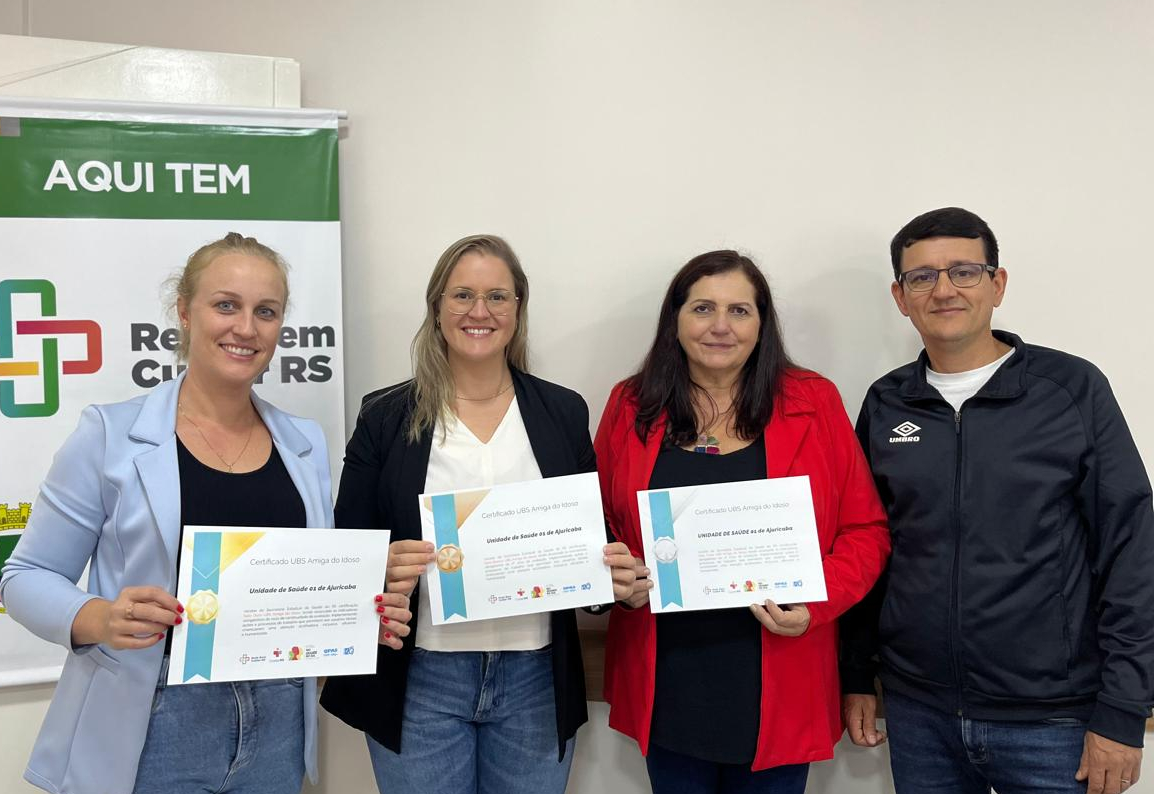 Ajuricaba recebe selos Ouro, Prata e Bronze de UBS Amiga do Idoso
