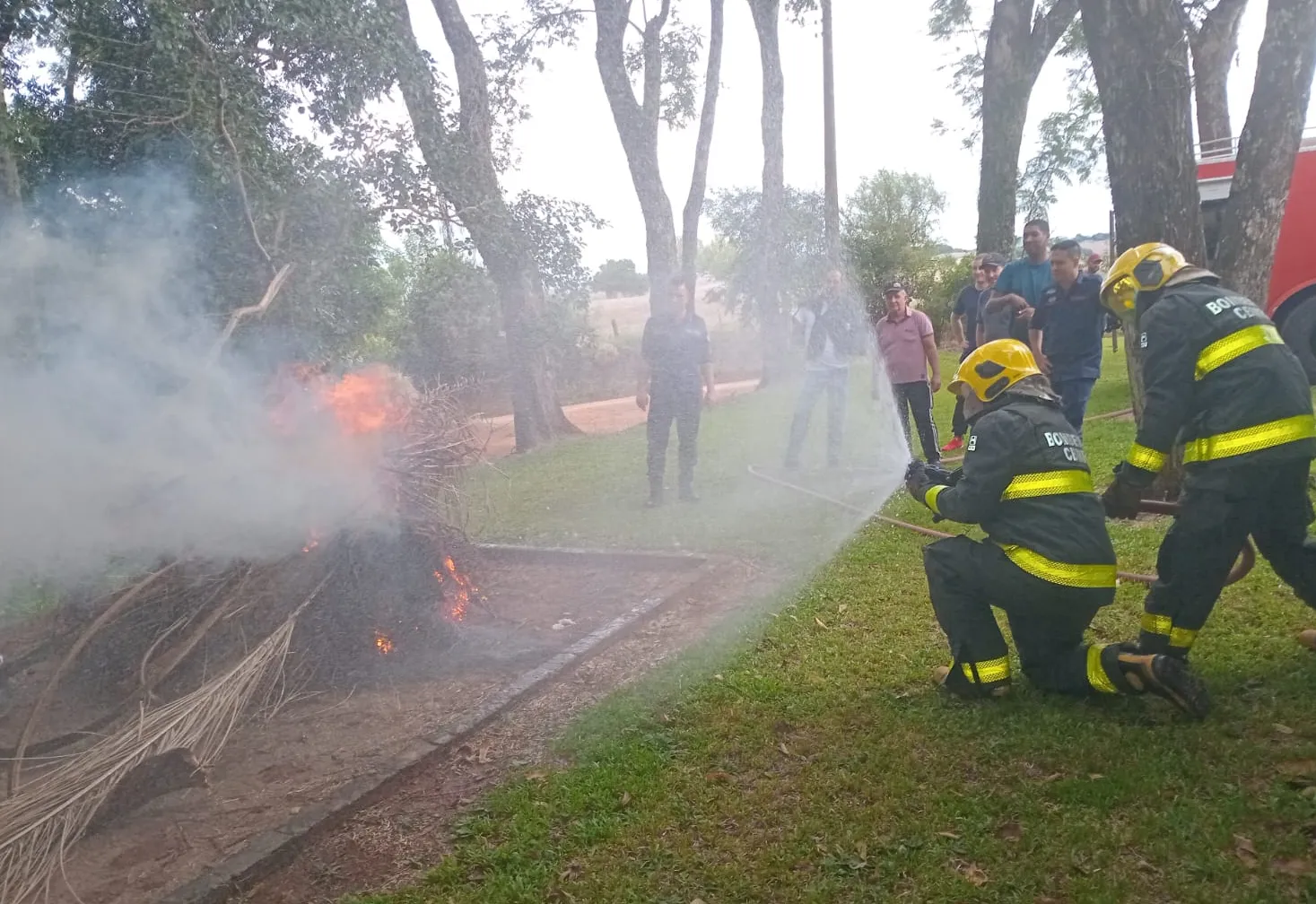 Treinamento dos Bombeiros Voluntários acontece hoje