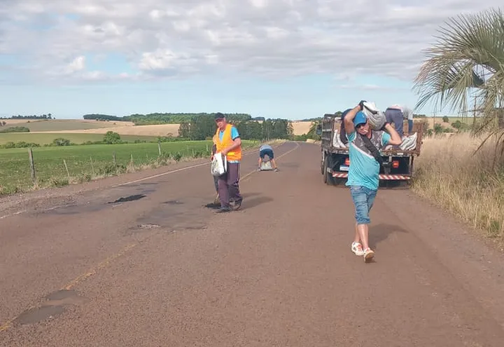 Município intensifica manutenção provisória na ERS-514 