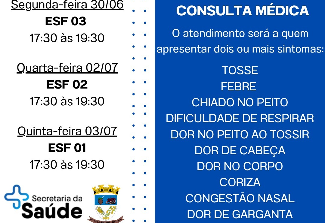 Secretaria de Saúde inicia turno estendido 