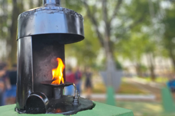 Chegada do Fogo Simbólico marca abertura da Semana da Pátria em Ajuricaba