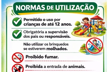 Secretaria de Educação orienta para o uso adequado do parquinho