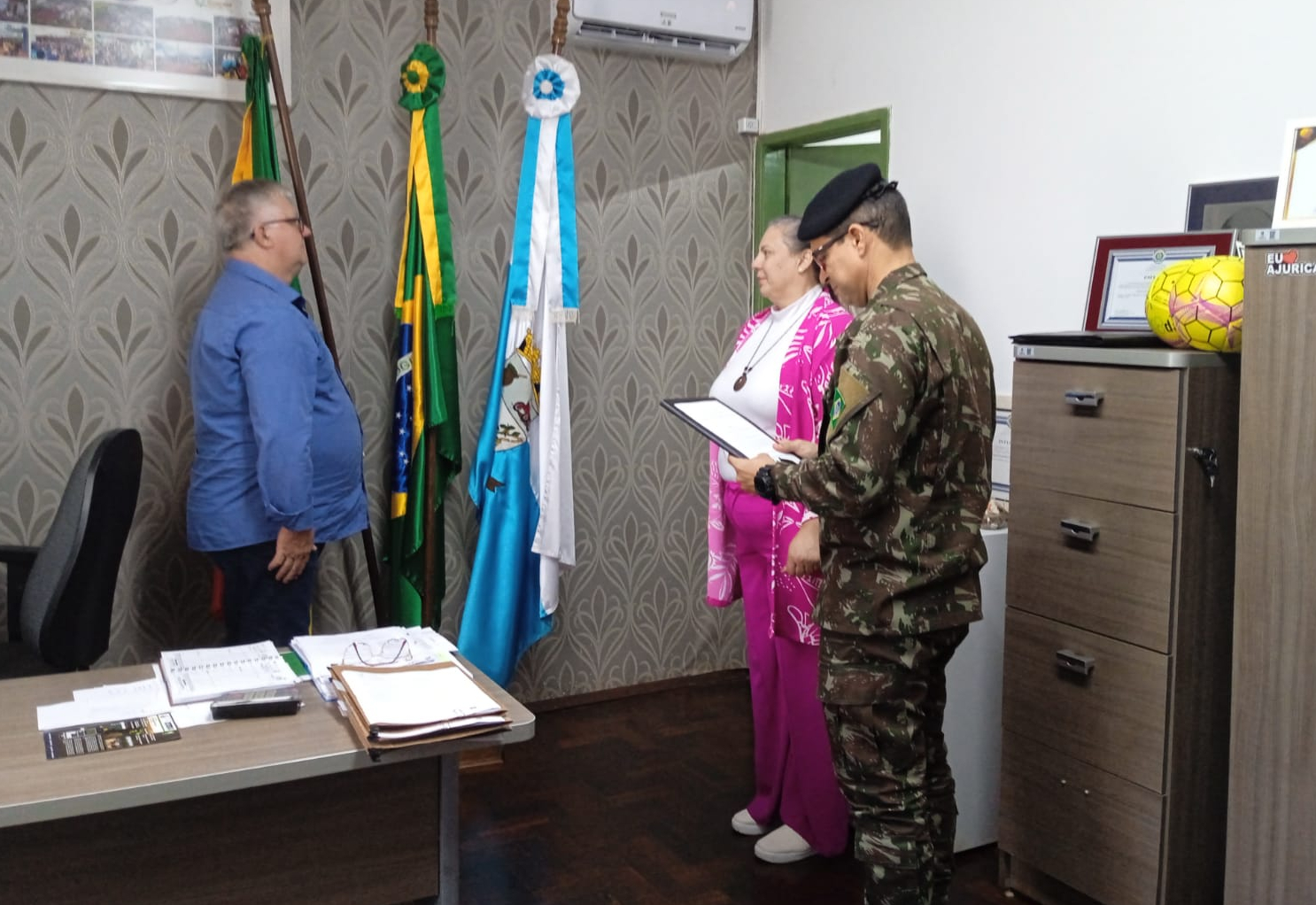 Município recebe visita técnica do 27º GAC