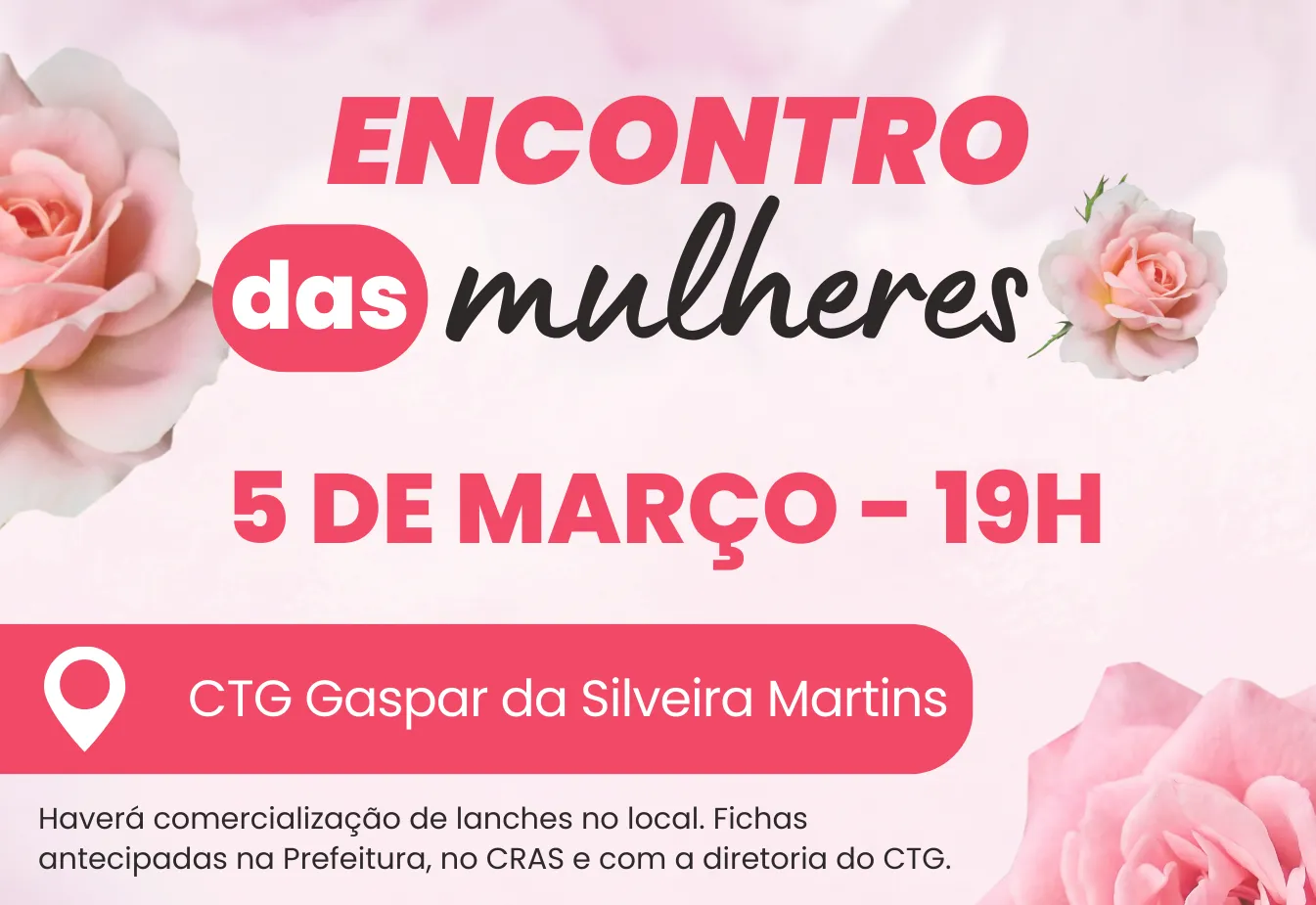 Município promove evento especial em homenagem ao Dia da Mulher
