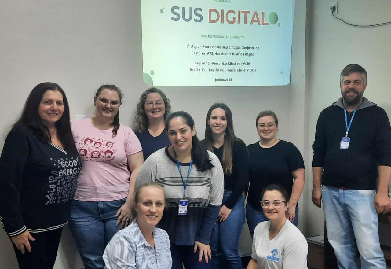 Profissionais da Saúde de Ajuricaba participam de capacitação sobre o SUS Digital