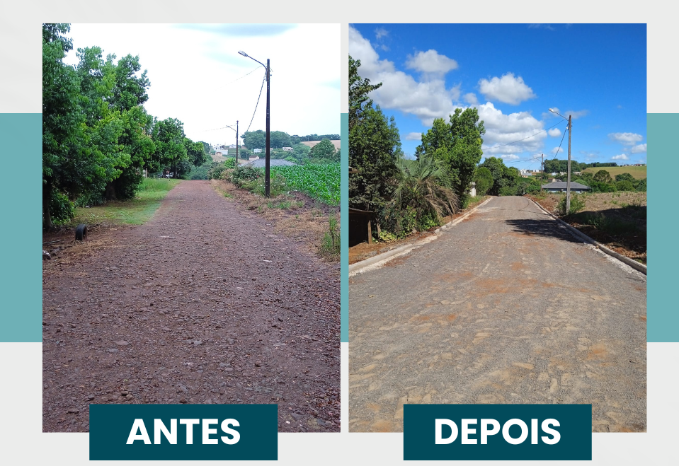 Concluída obra de calçamento na Rua Santo Foguesatto